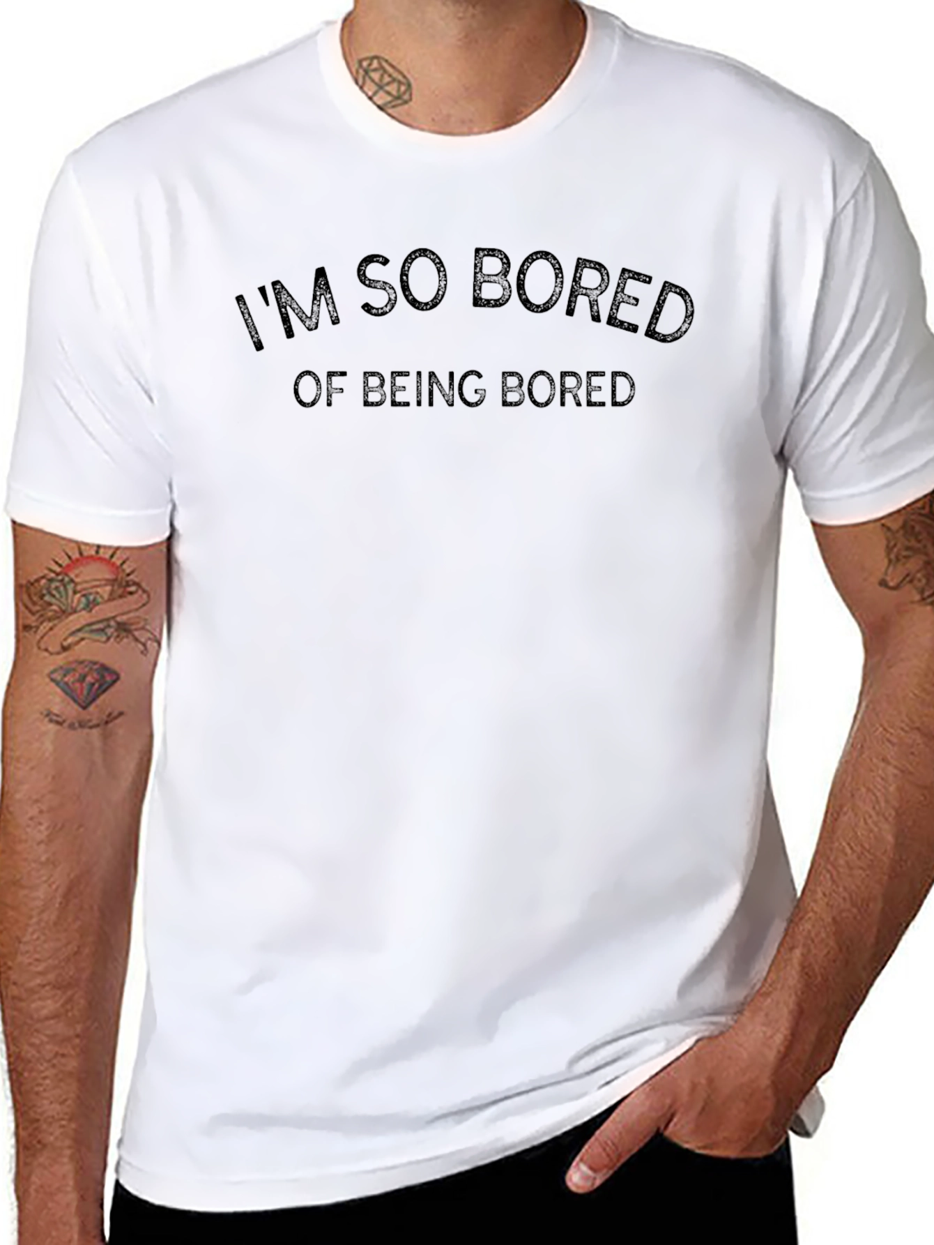 Im So Bored T-Shirt - Funny Graphic Tee