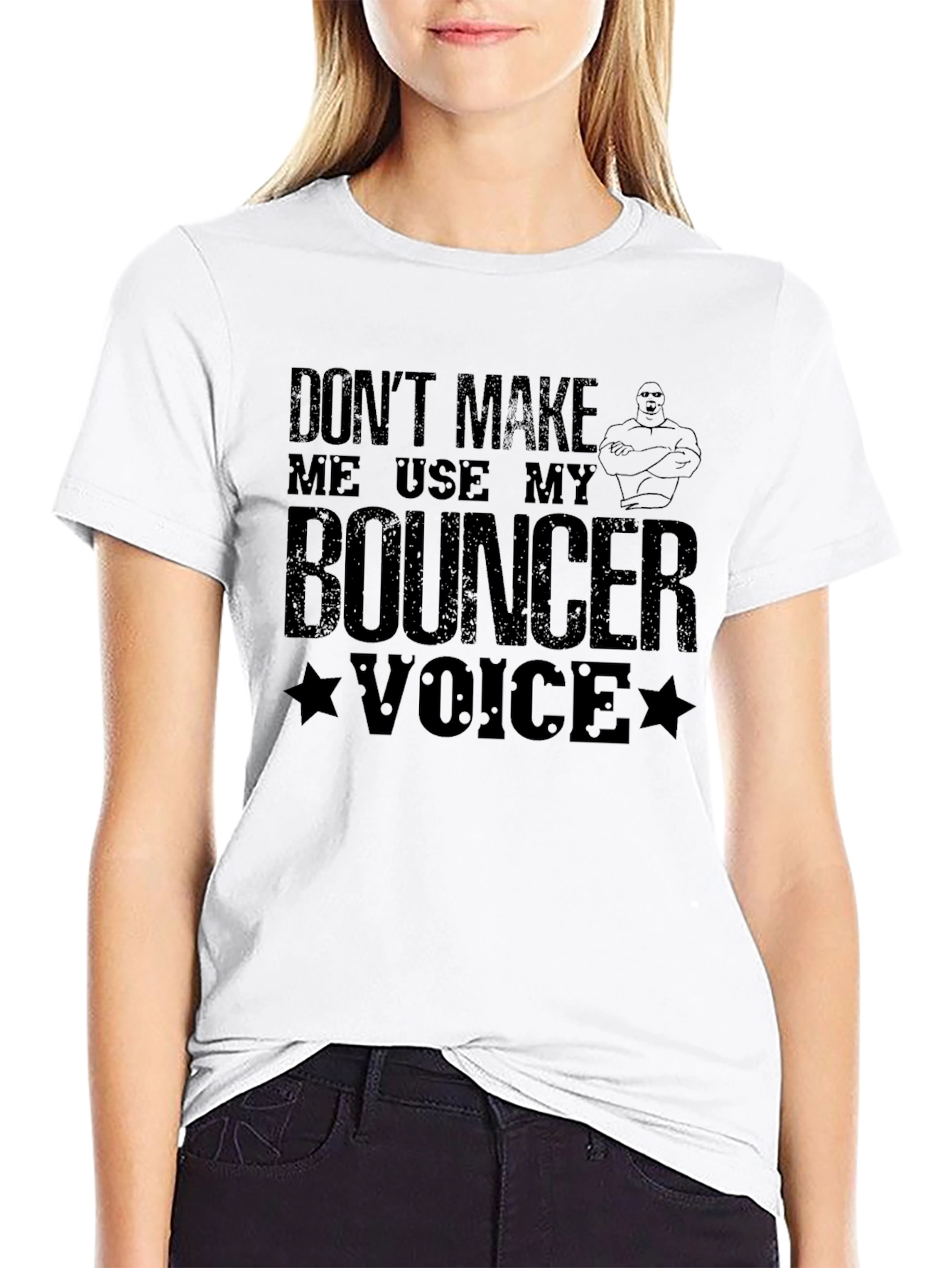 Bouncer Voice Graphic Tee - Black