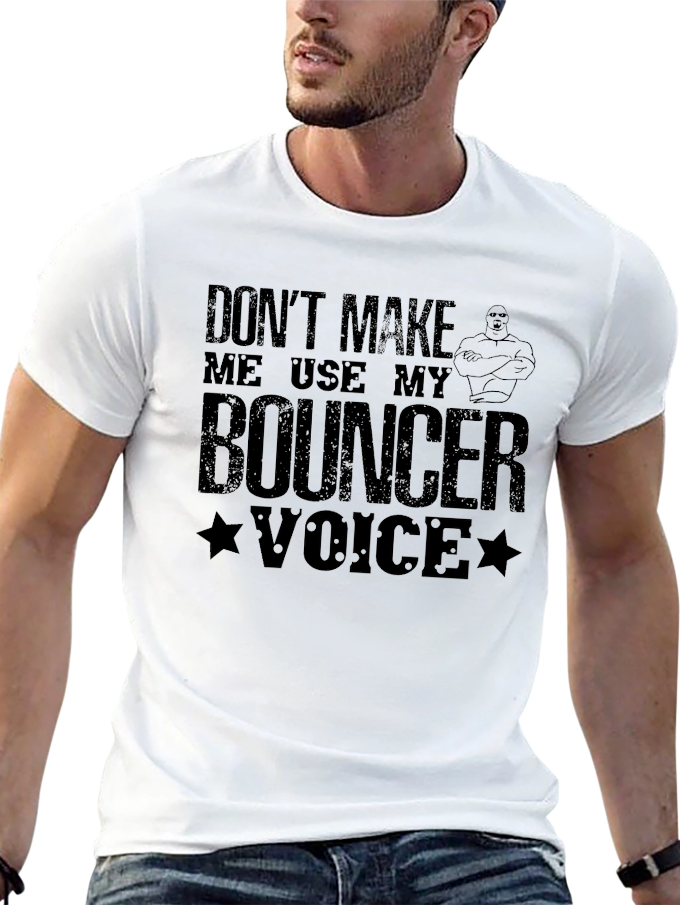 Bouncer Voice Graphic Tee - Black