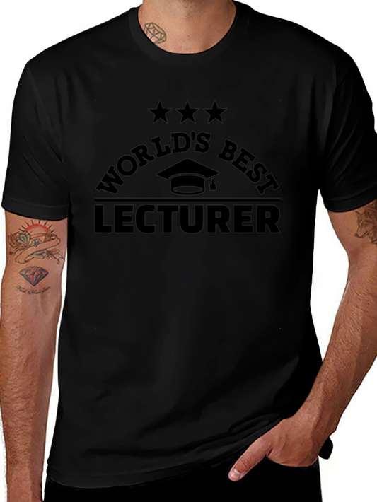 Worlds Best Lecturer Graphic T-Shirt