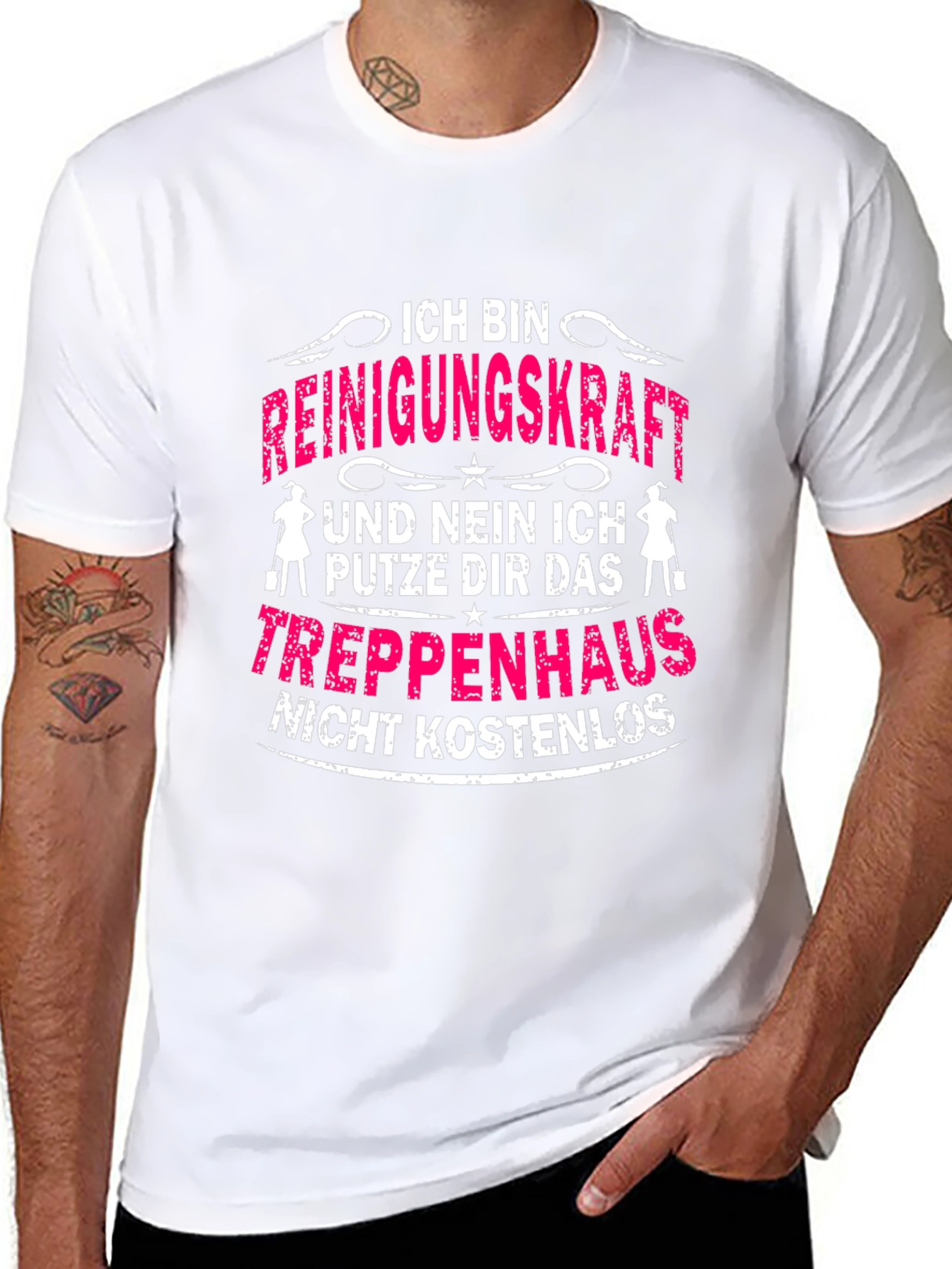 Funny Cleaning Lady T-Shirt - Not Free!