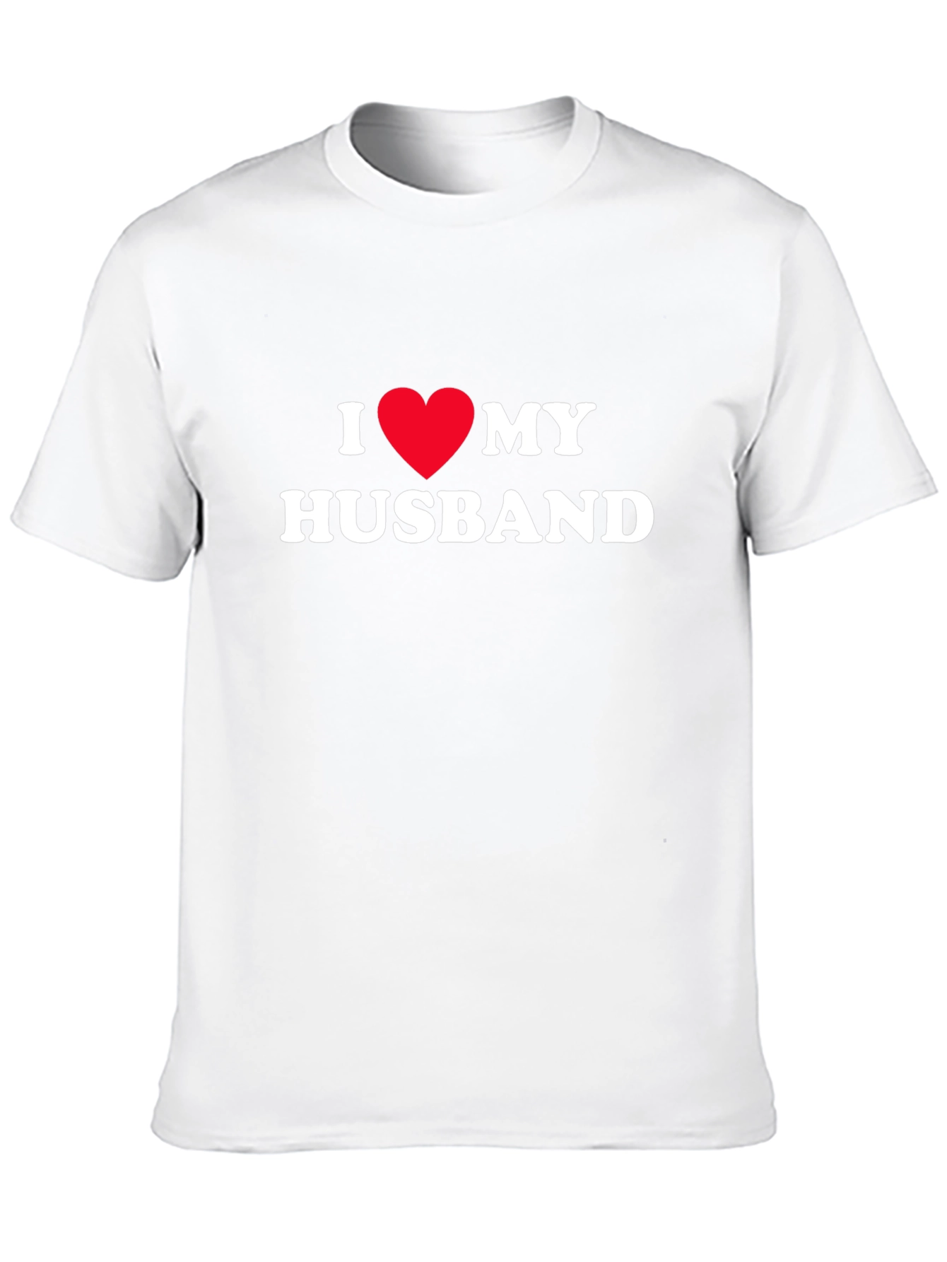 I Heart My Husband Tee - Black