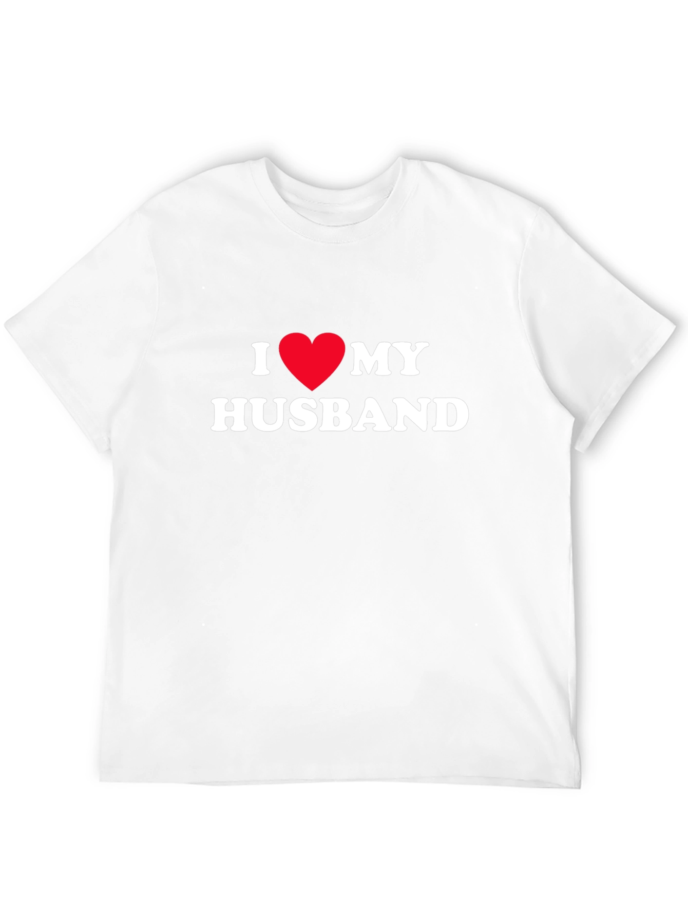 I Heart My Husband Tee - Black