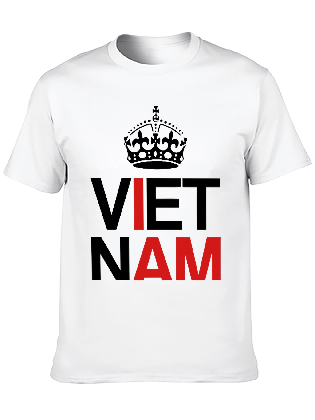 Vietnam T-Shirt Crown Keep Calm Style