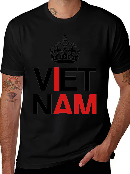 Vietnam T-Shirt Crown Keep Calm Style