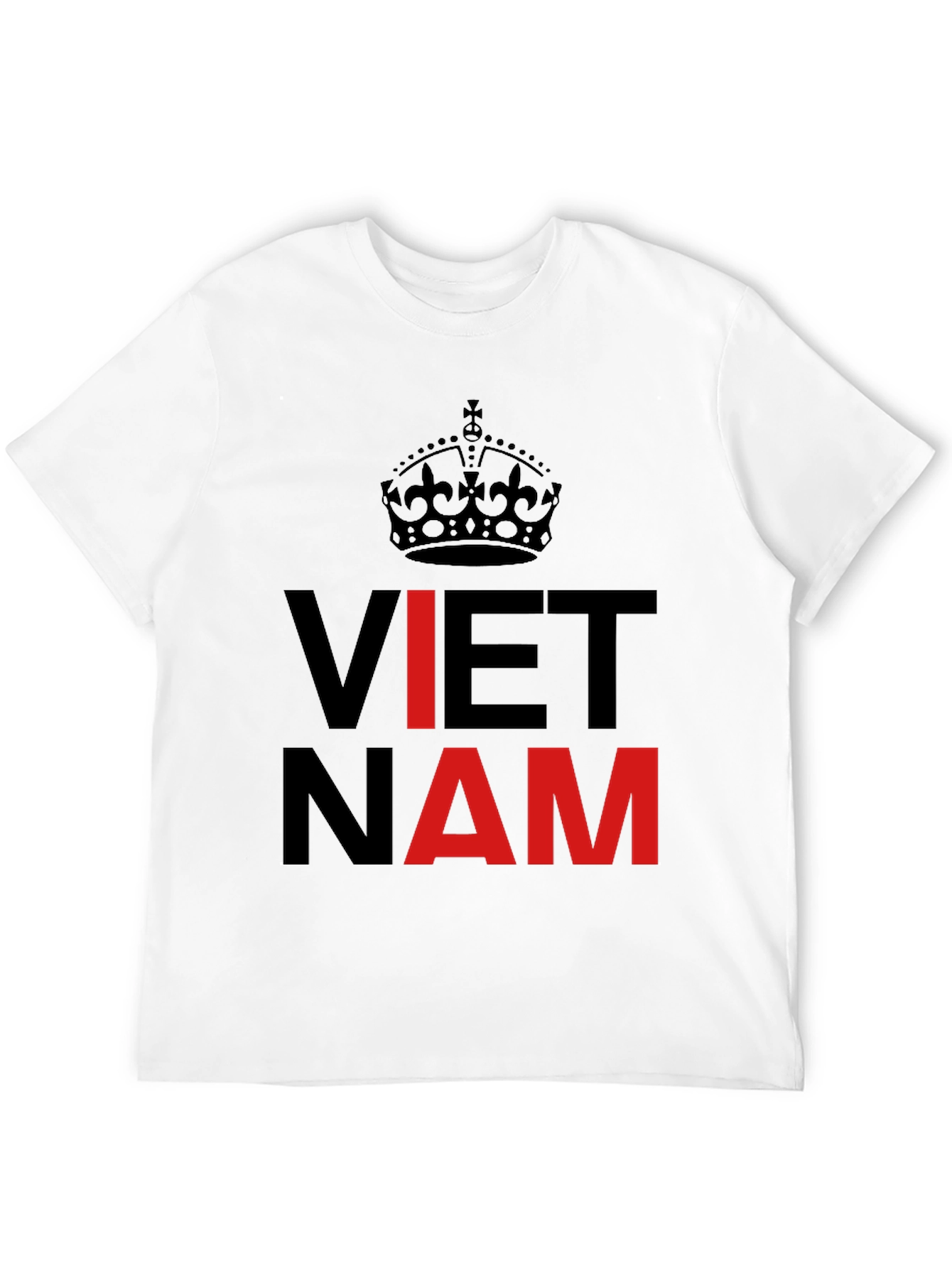 Vietnam T-Shirt Crown Keep Calm Style