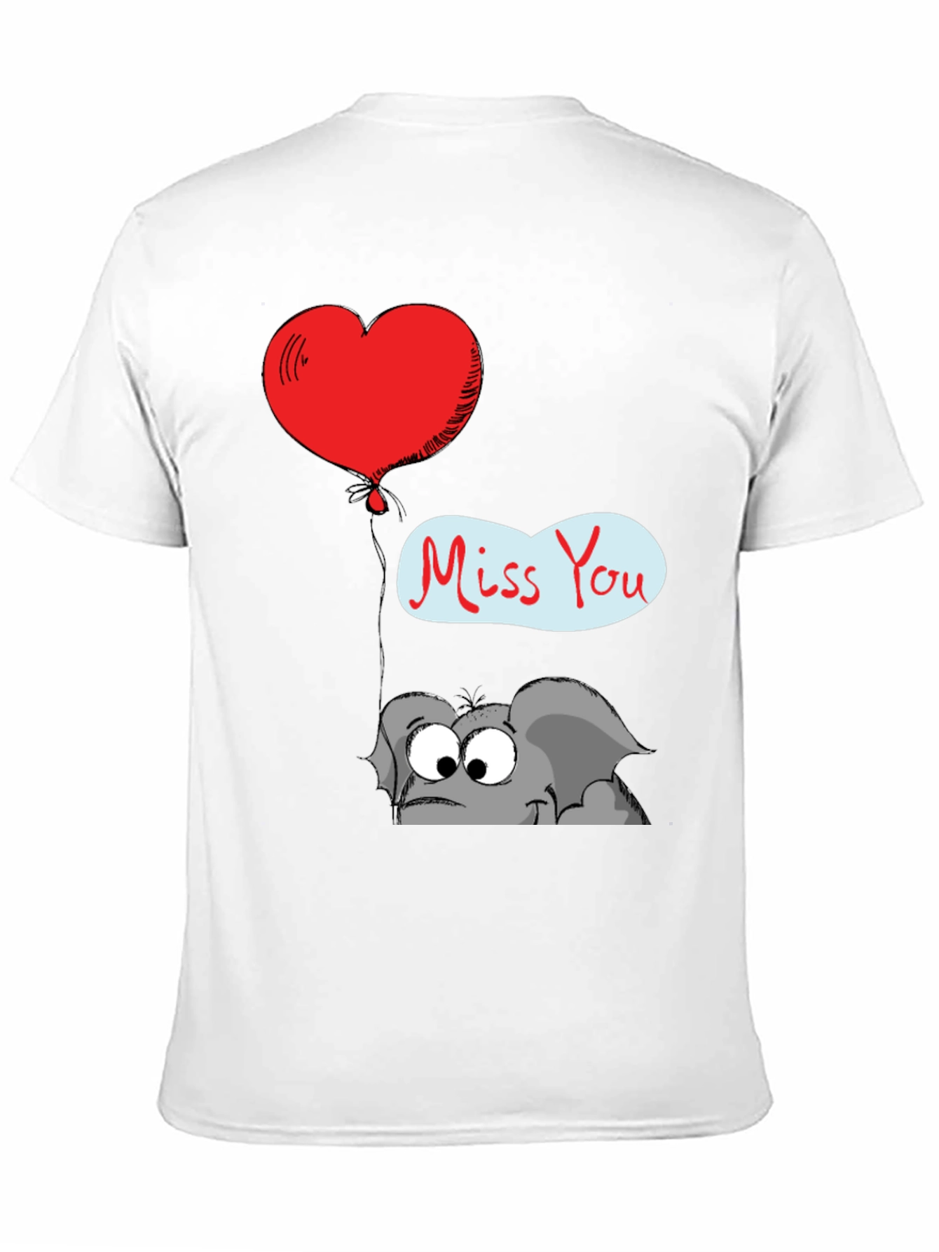 Cute Elephant Miss You T-Shirt
