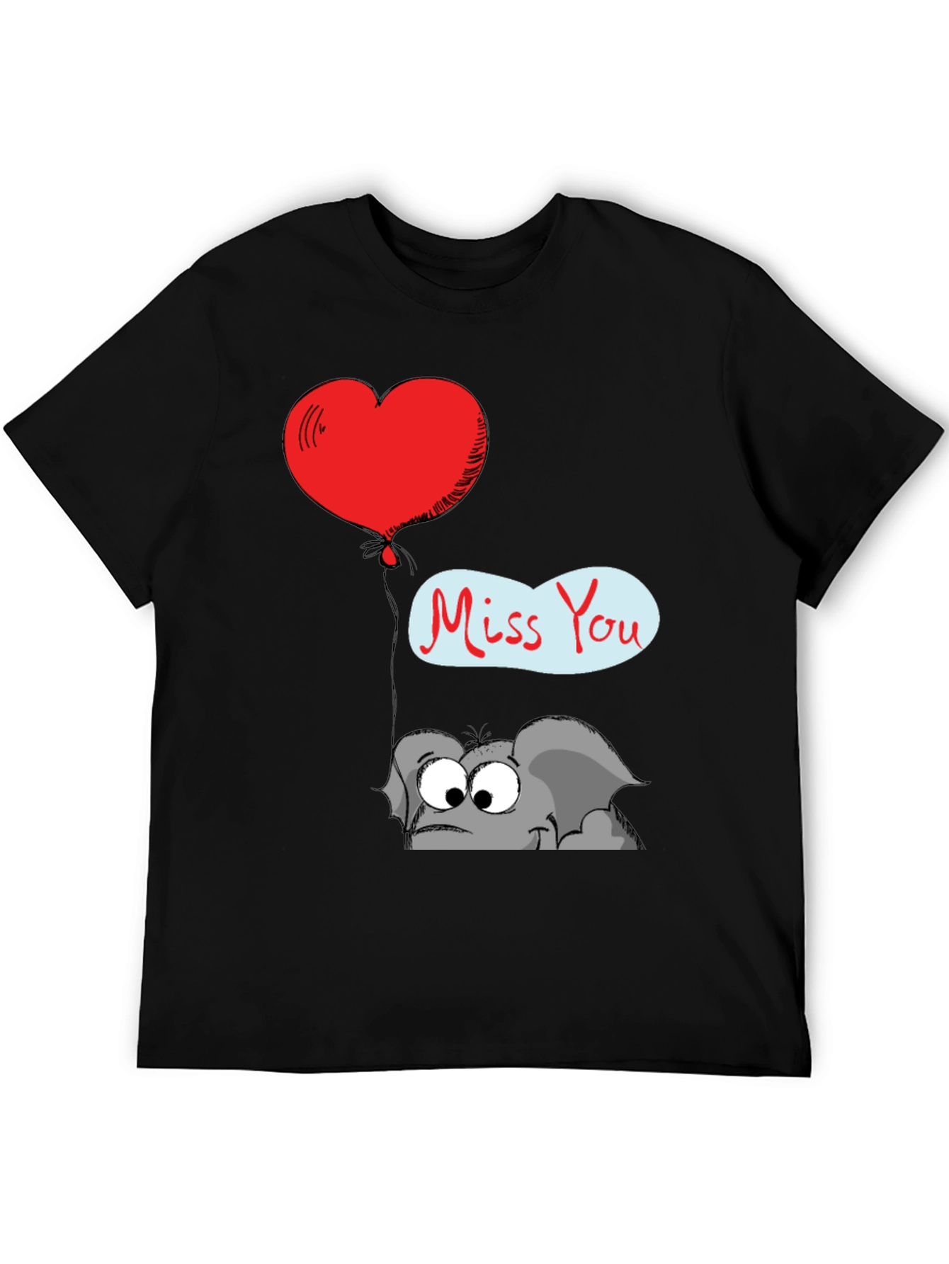 Cute Elephant Miss You T-Shirt