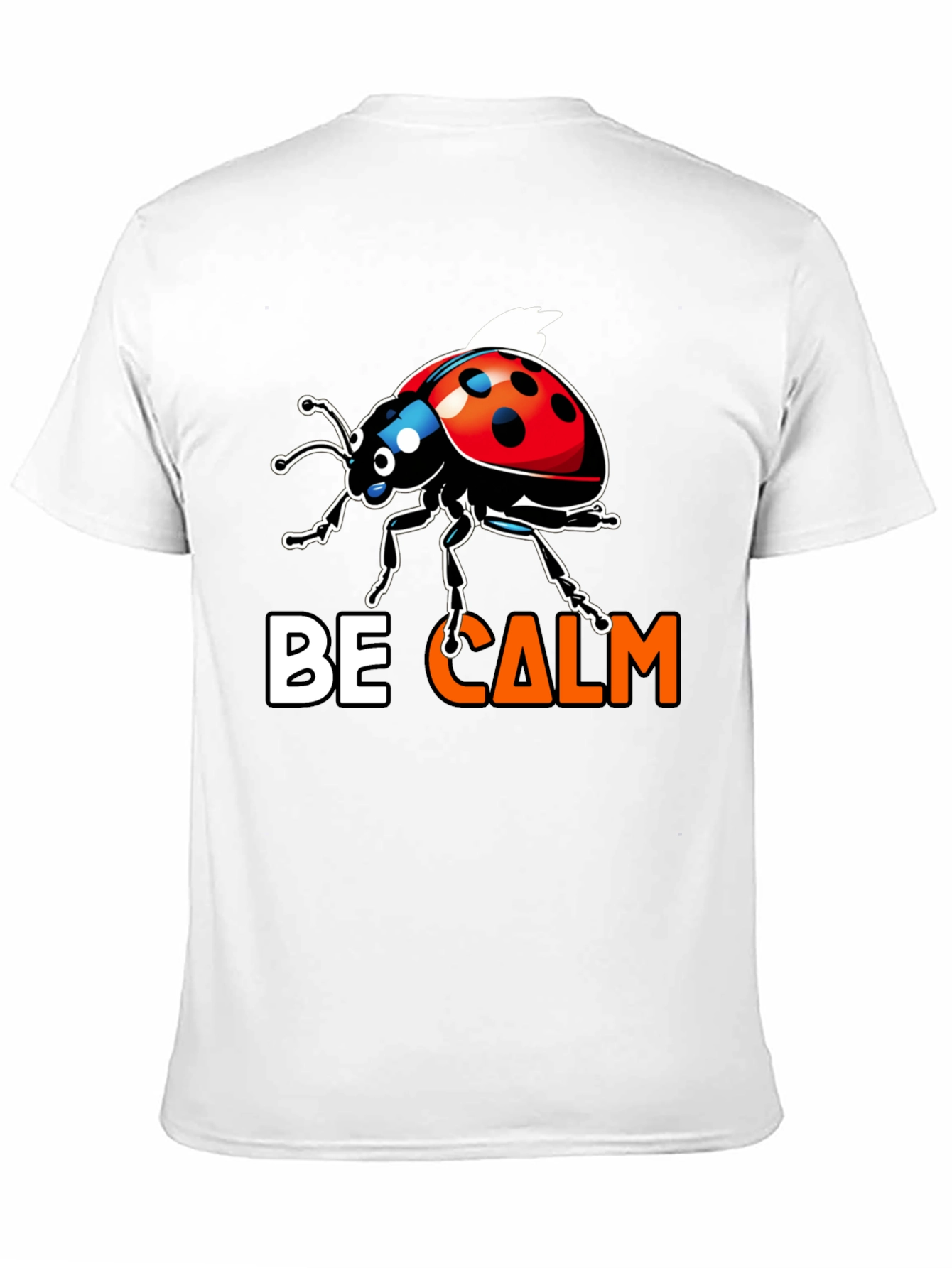 Be Calm Ladybug Graphic Tee
