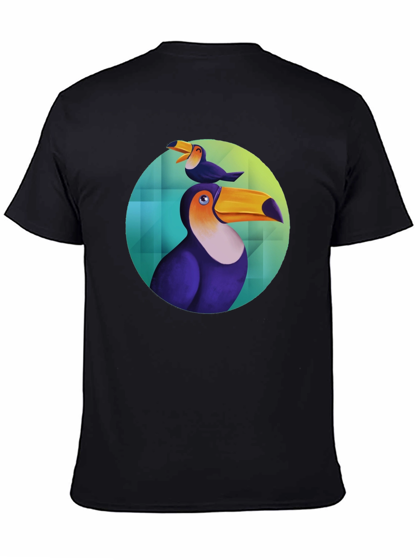 Toucan Graphic Black T-Shirt
