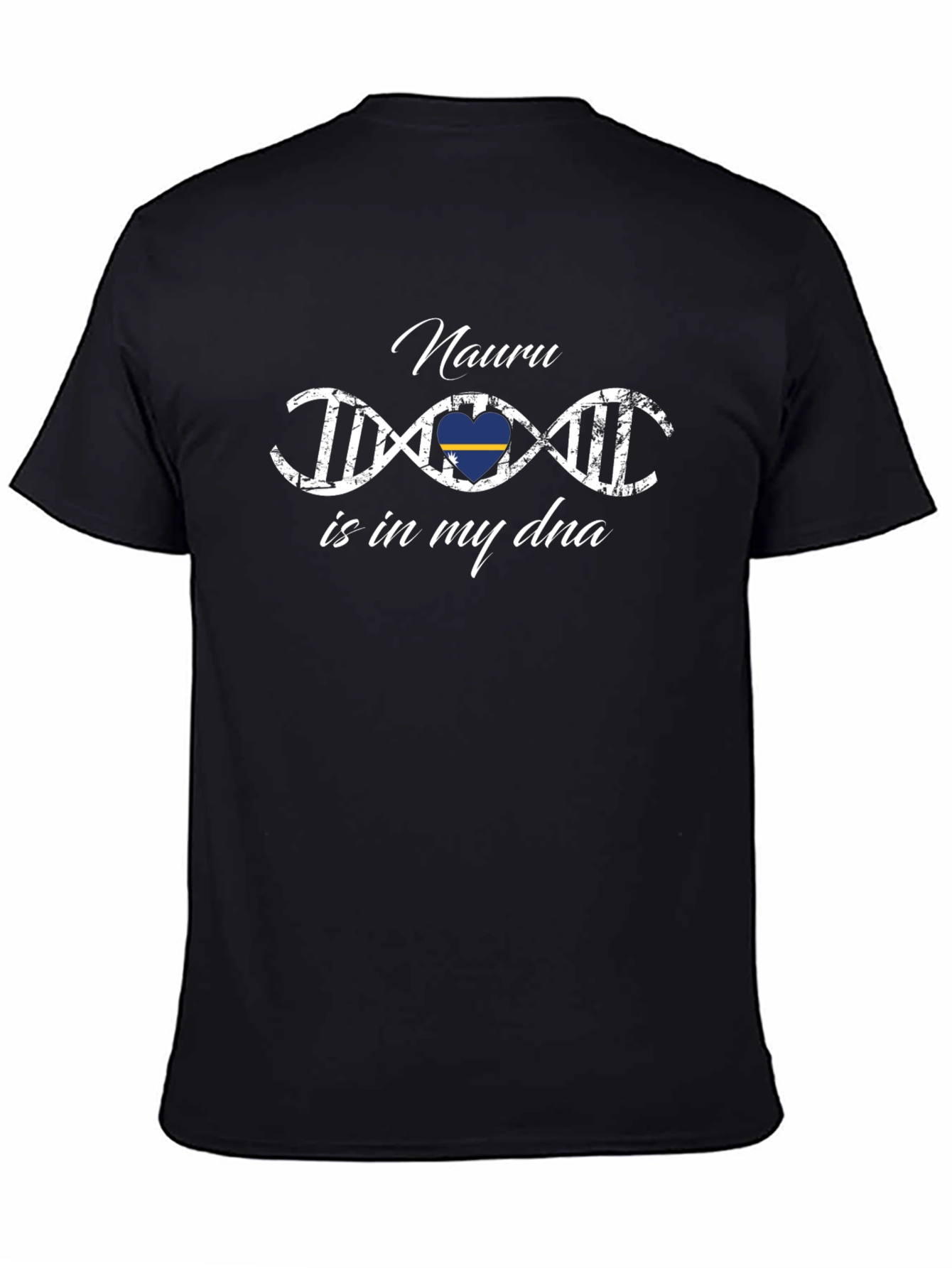 Nauru Is In My DNA Black T-Shirt