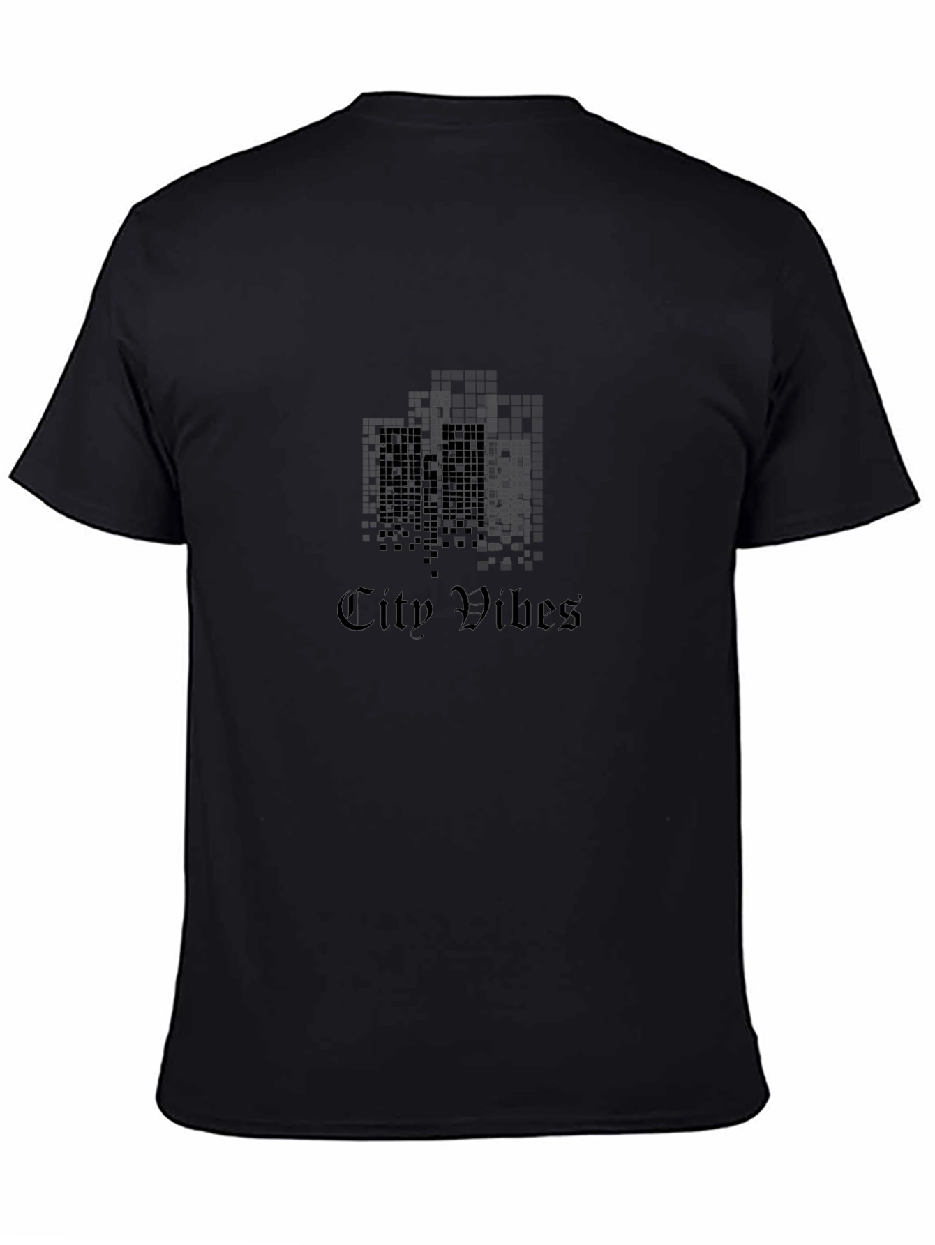 City Vibes Black Graphic Tee