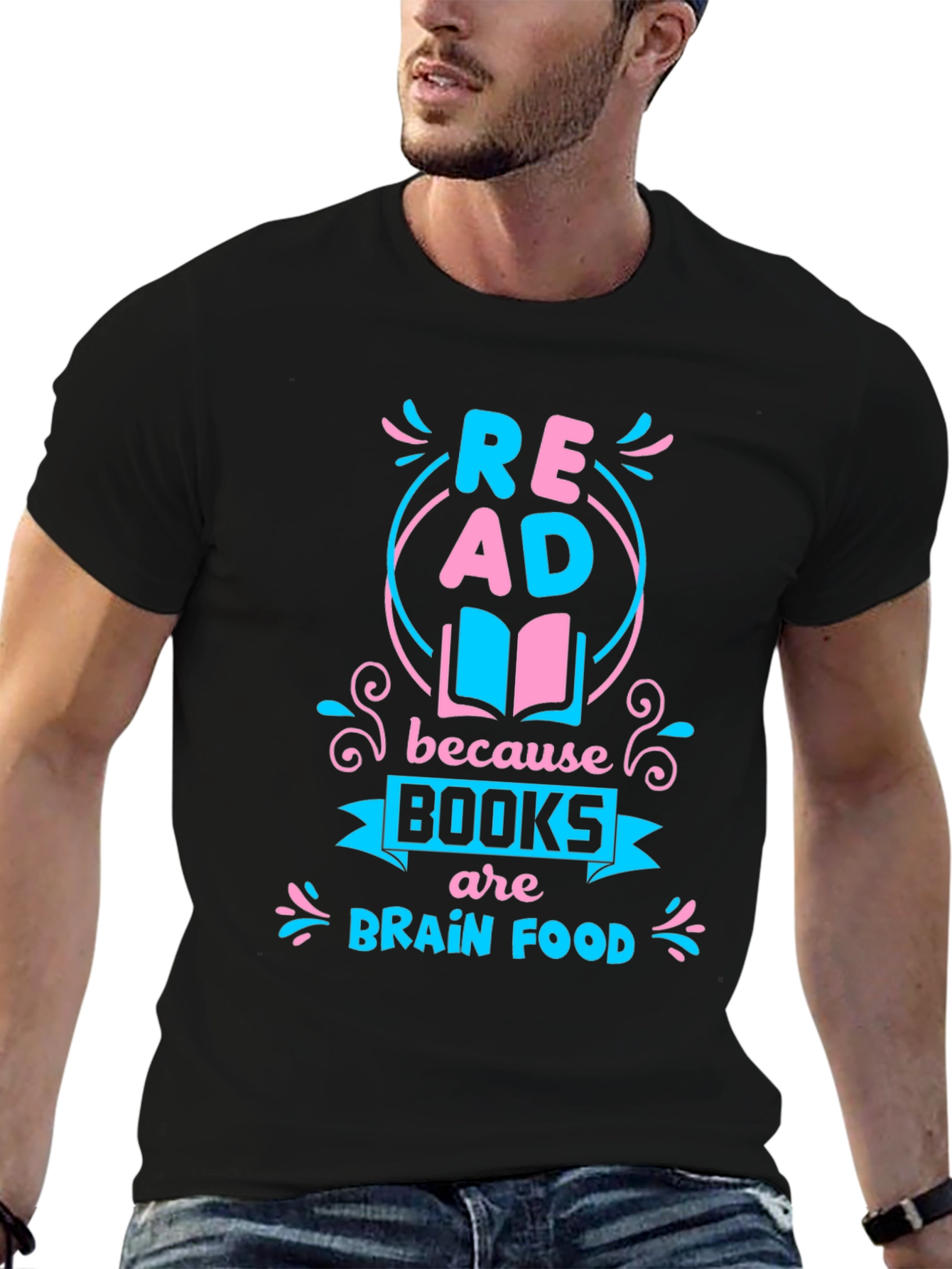 Read Books T-Shirt: Brain Food Graphic Tee