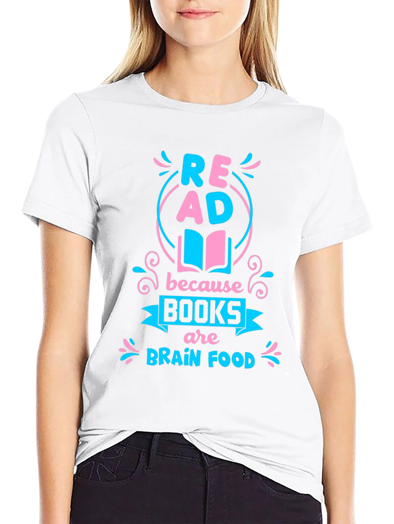 Read Books T-Shirt: Brain Food Graphic Tee