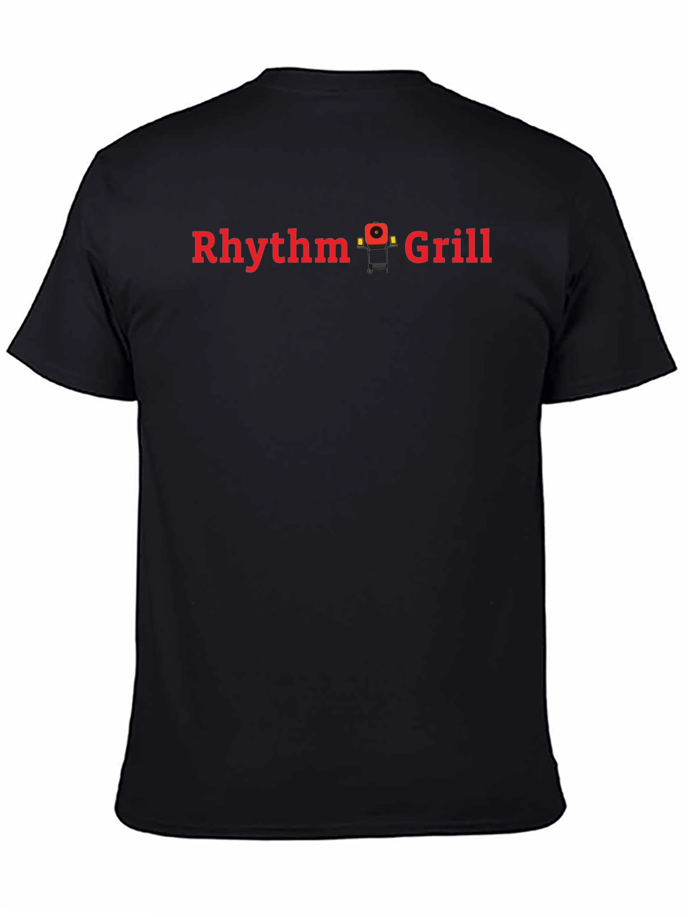 Rhythm Grill Graphic Print Black T-Shirt