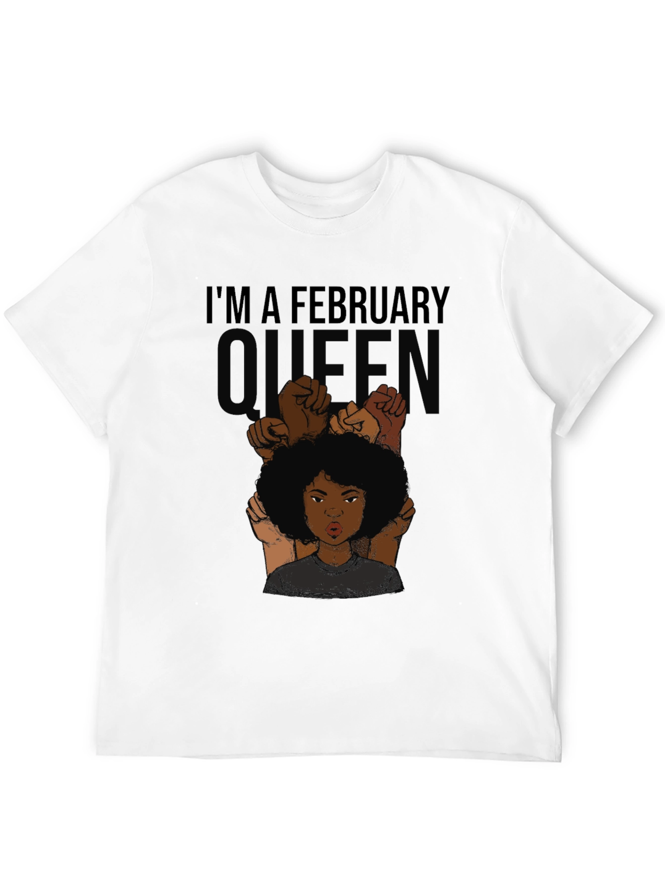 February Queen Graphic Tee - Black