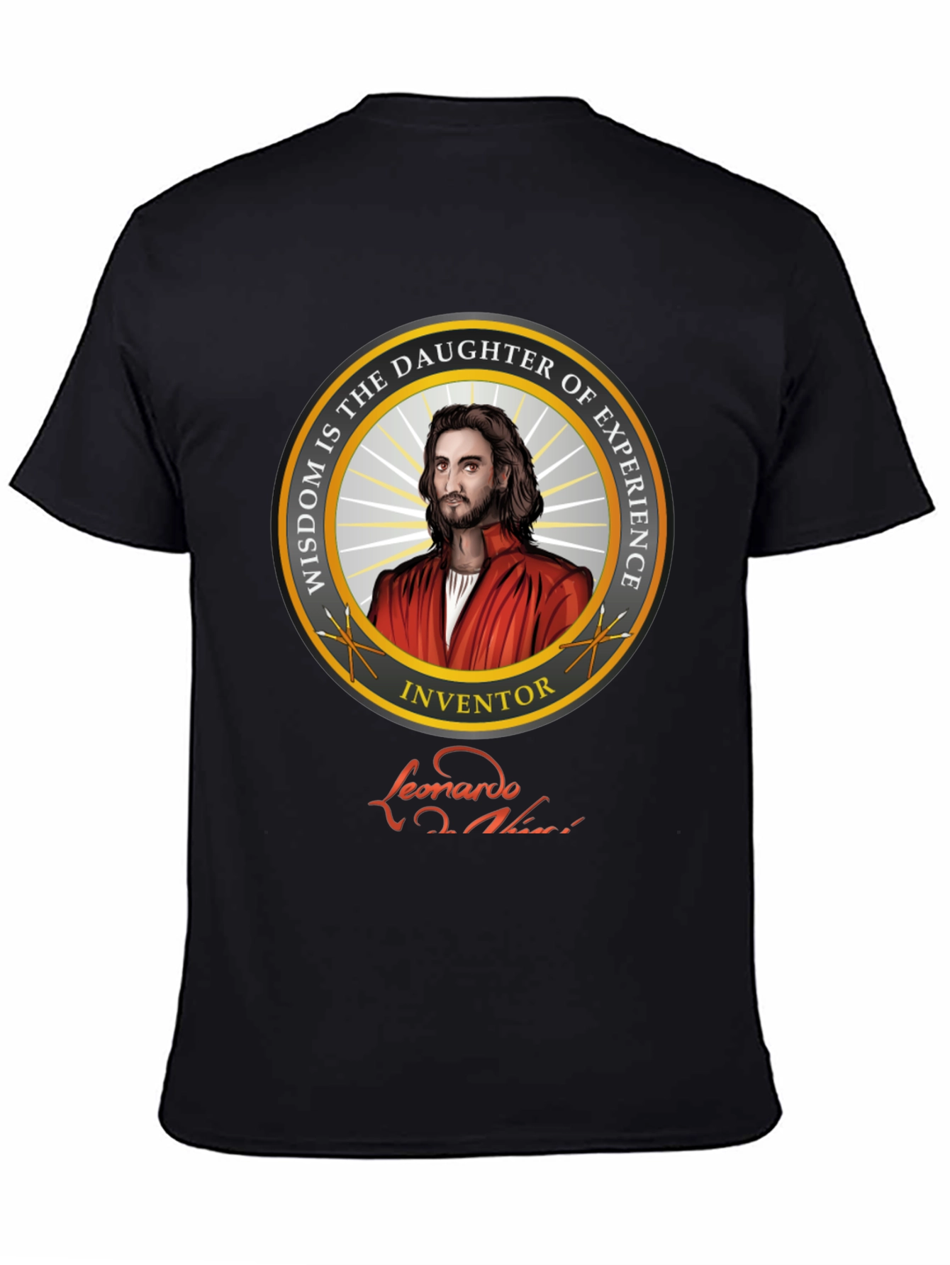 Leonardo Da Vinci T-Shirt - Wisdom and Experience