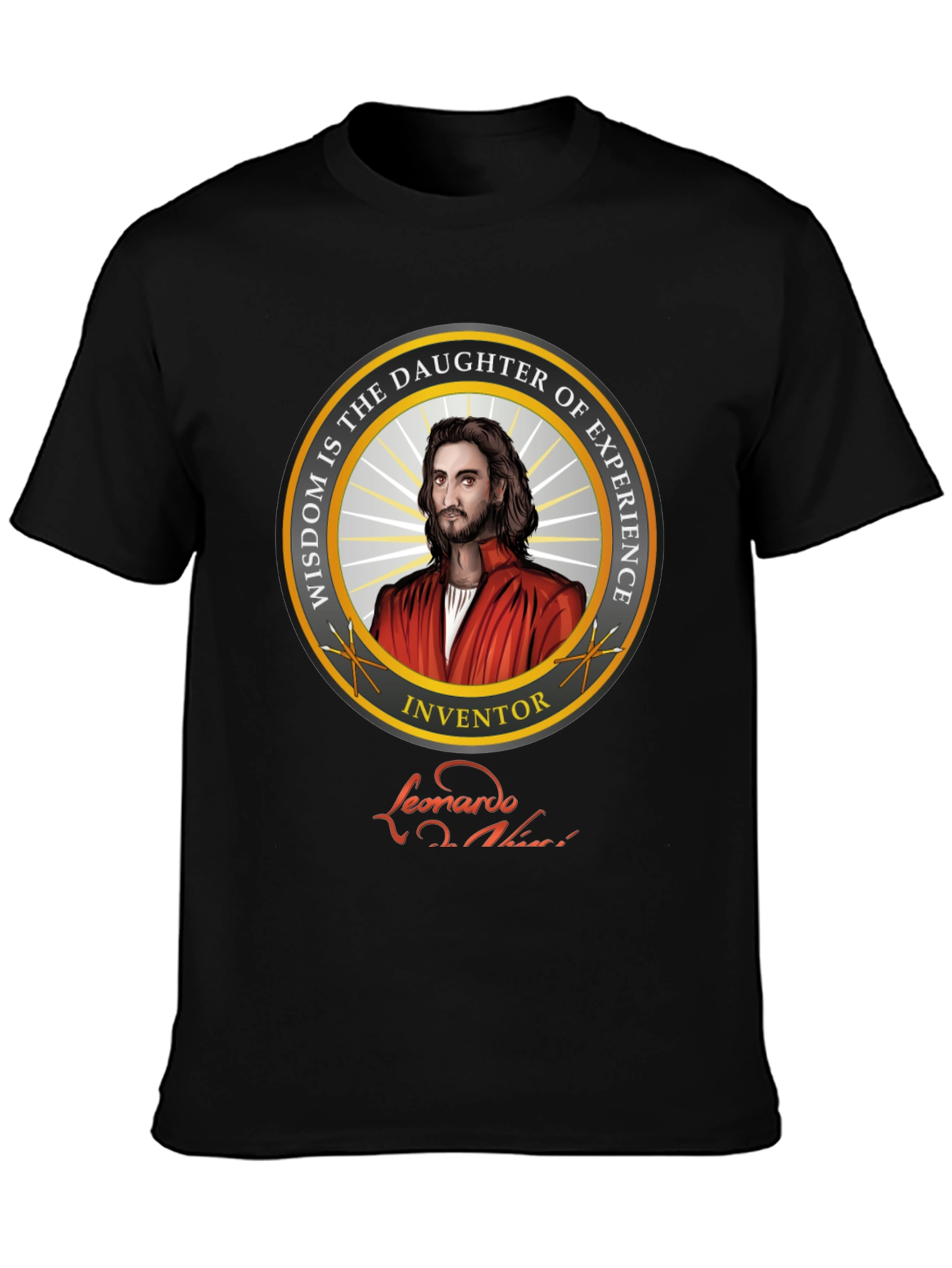 Leonardo Da Vinci T-Shirt - Wisdom and Experience