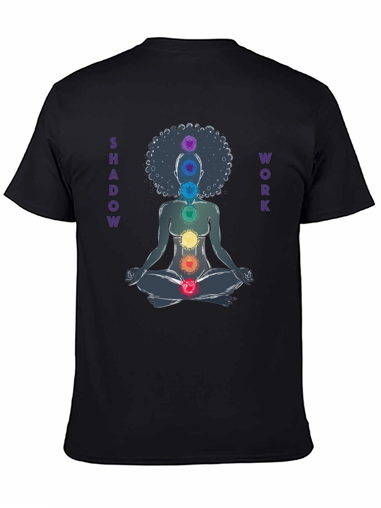 Shadow Work Chakra Meditation Graphic T-Shirt