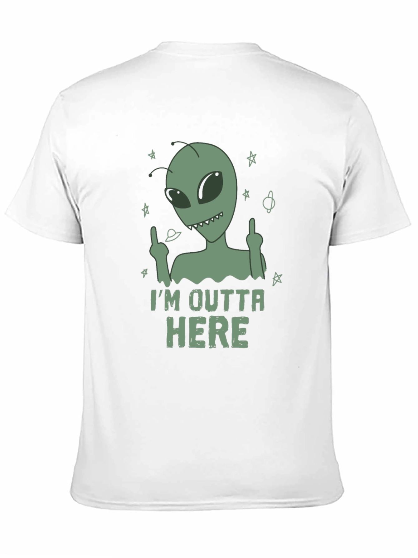 Im Outta Here Alien Graphic T-Shirt