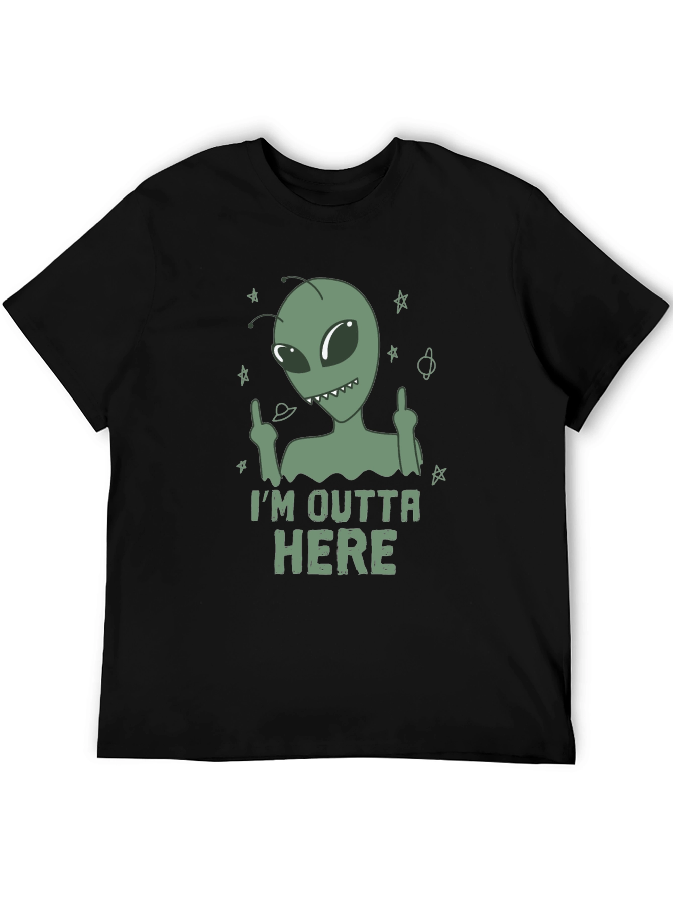Im Outta Here Alien Graphic T-Shirt