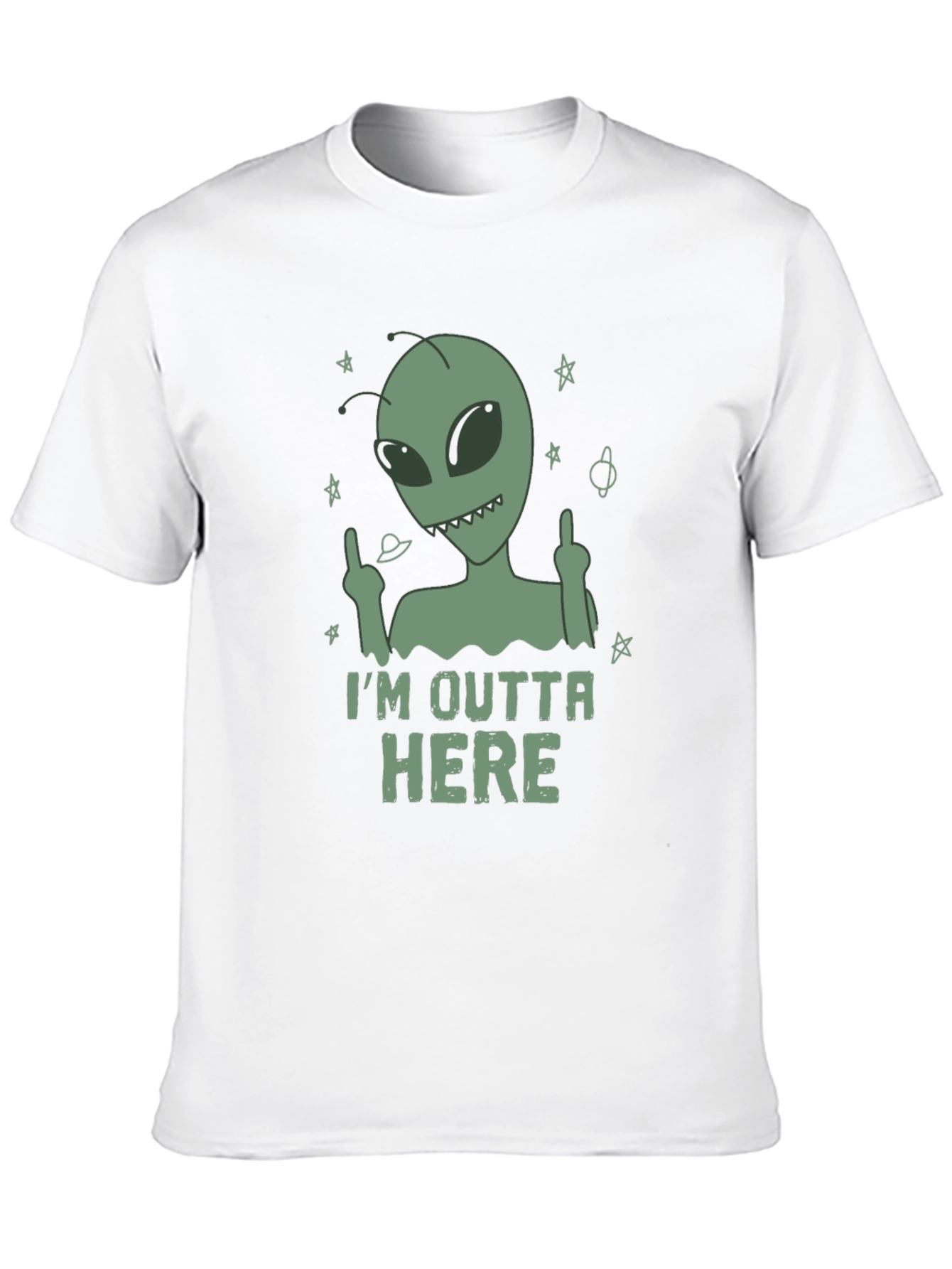 Im Outta Here Alien Graphic T-Shirt