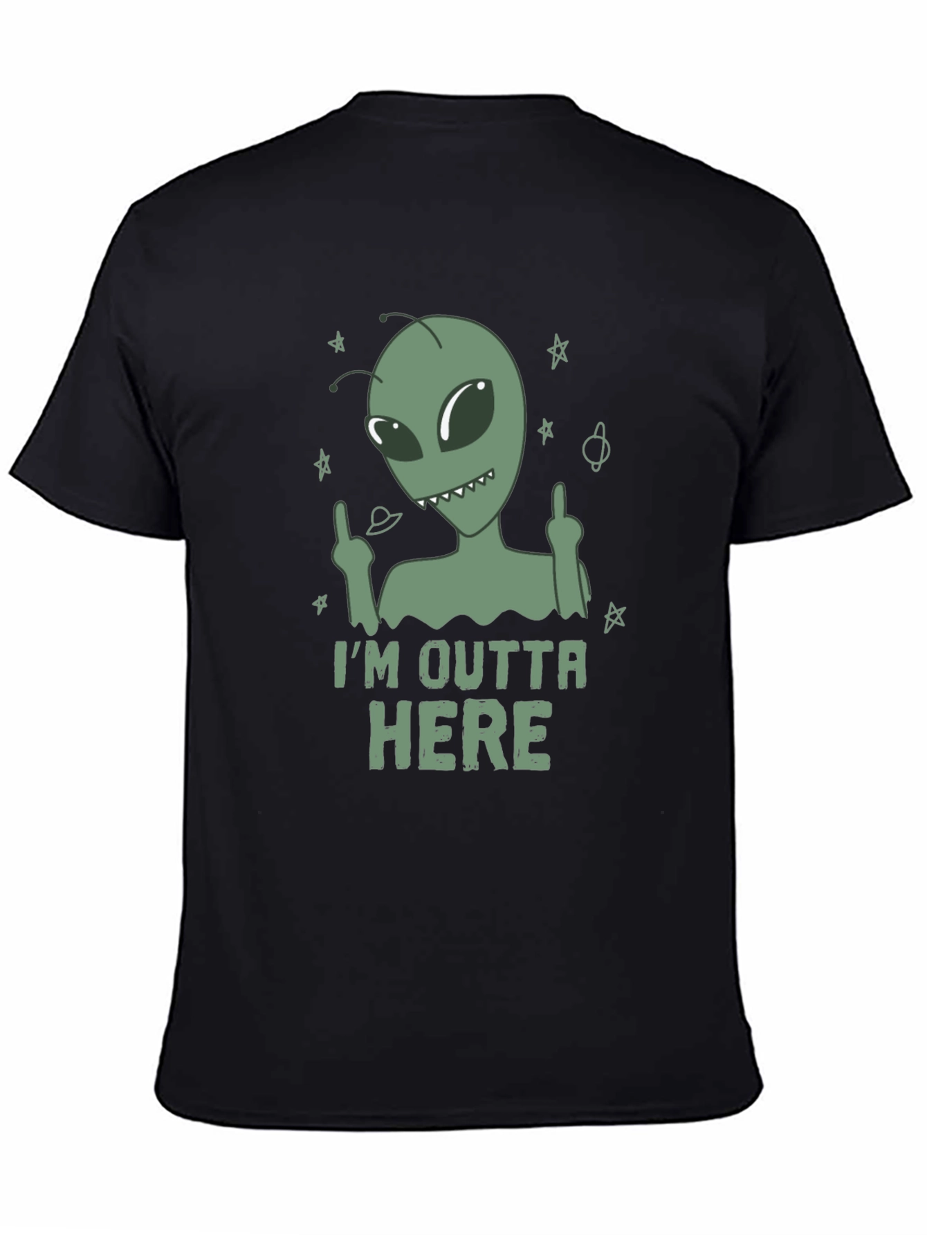 Im Outta Here Alien Graphic T-Shirt