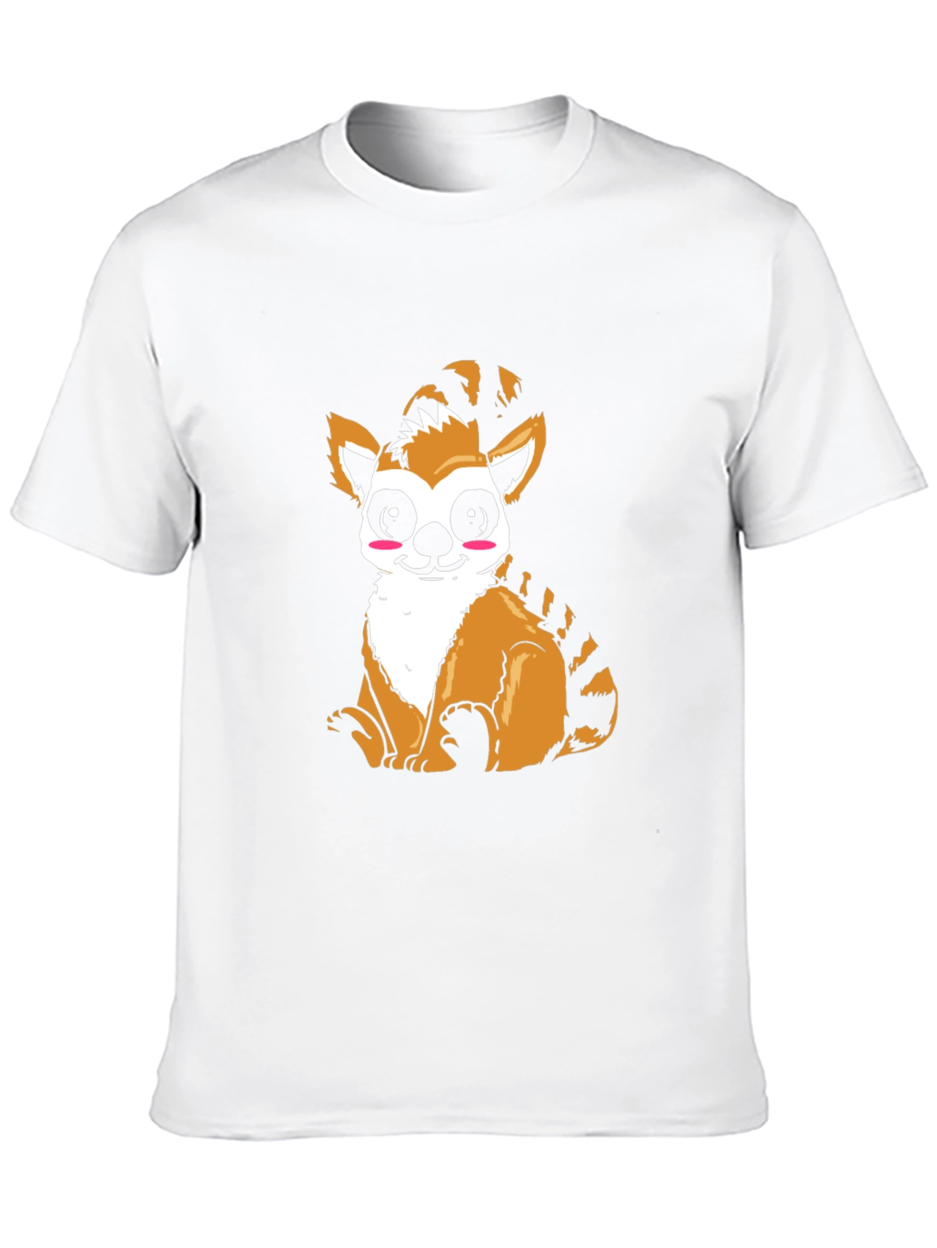Cute Lemur Graphic Black T-Shirt