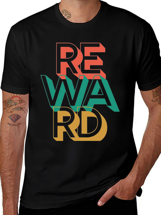 Bold REWARD Graphic Tee - Casual Style
