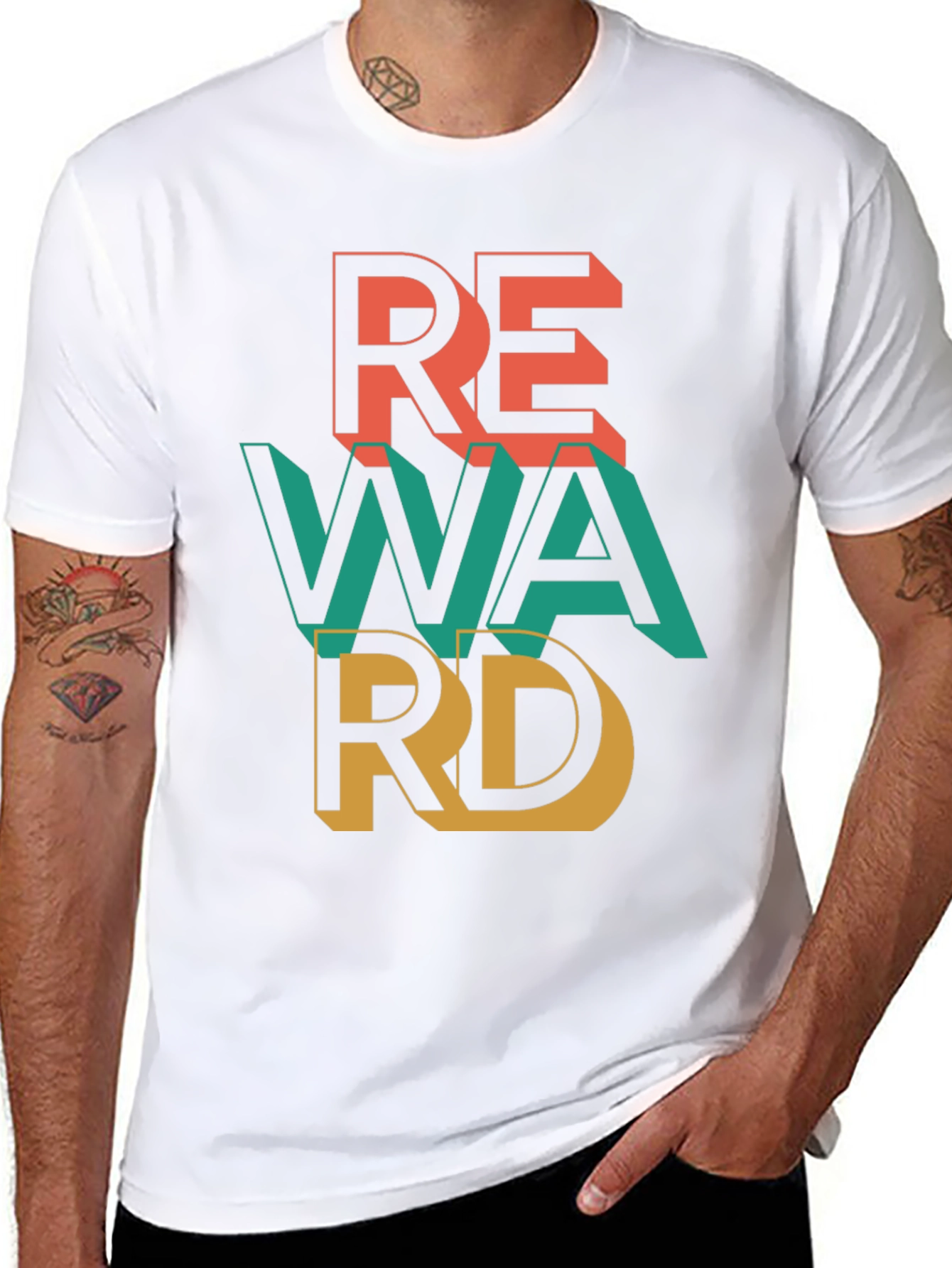 Bold REWARD Graphic Tee - Casual Style