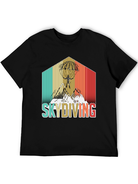 Retro Skydiving T-Shirt - Vintage Style Adventure Tee