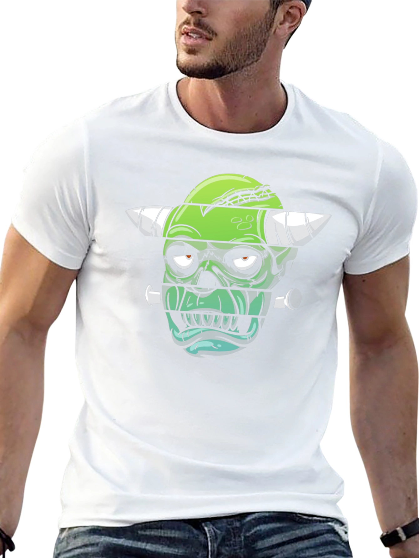 Frankenstein Graphic Tee - Mens Black T-Shirt