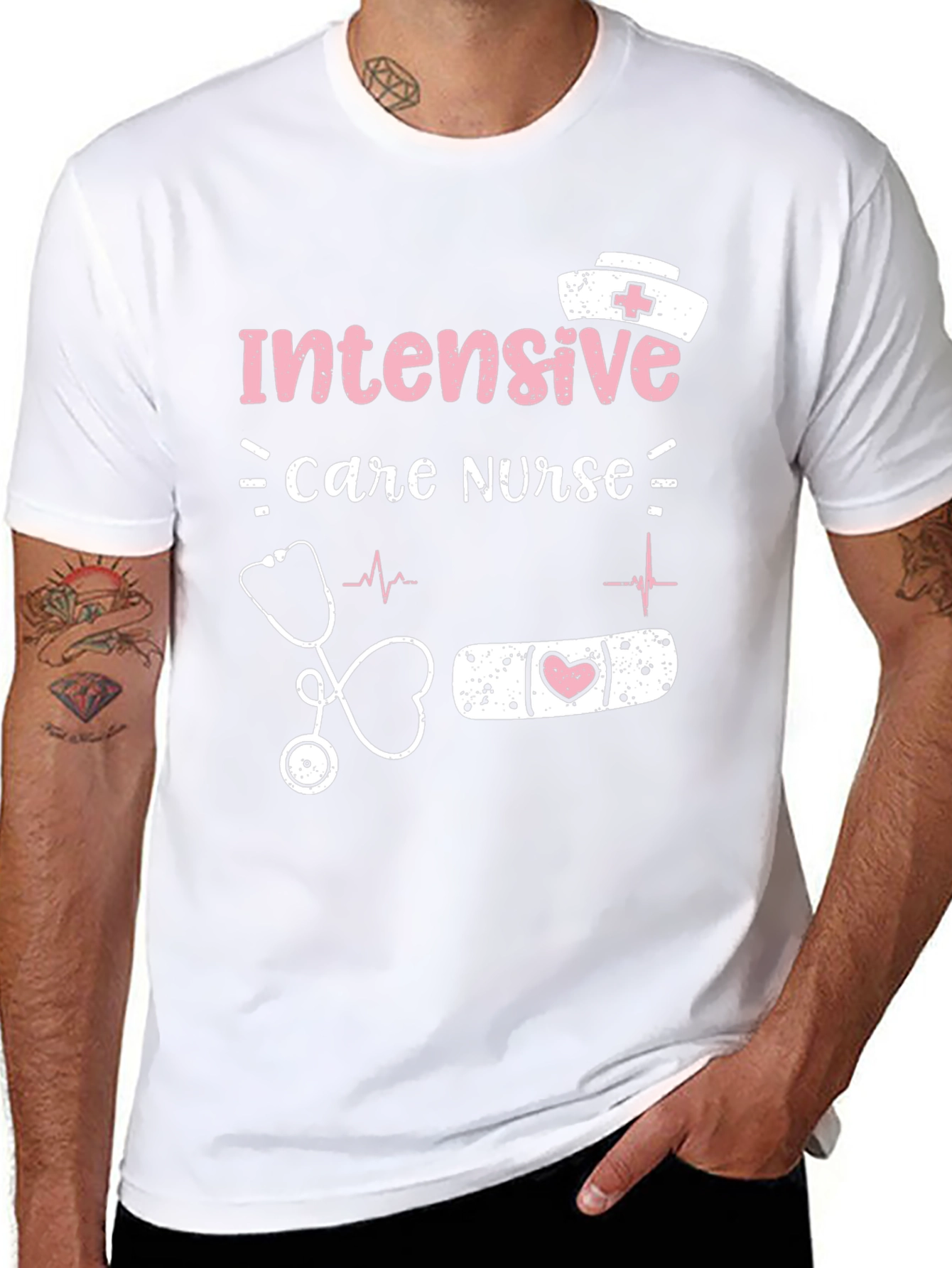 Intensive Care Nurse T-Shirt - Medical Staff Tee