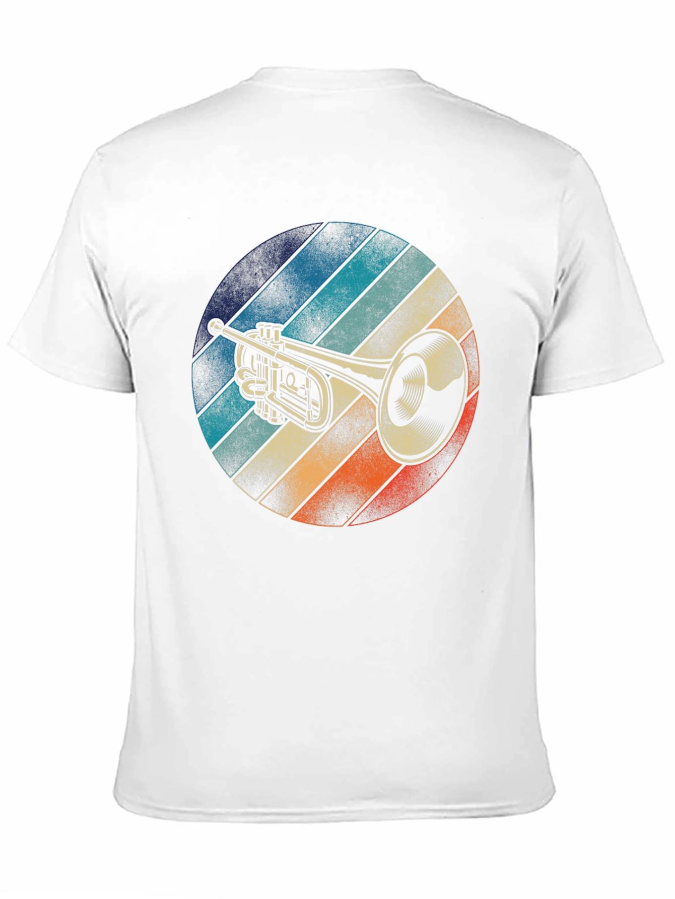 Retro Trumpet T-Shirt - Cool Musical Instrument Tee