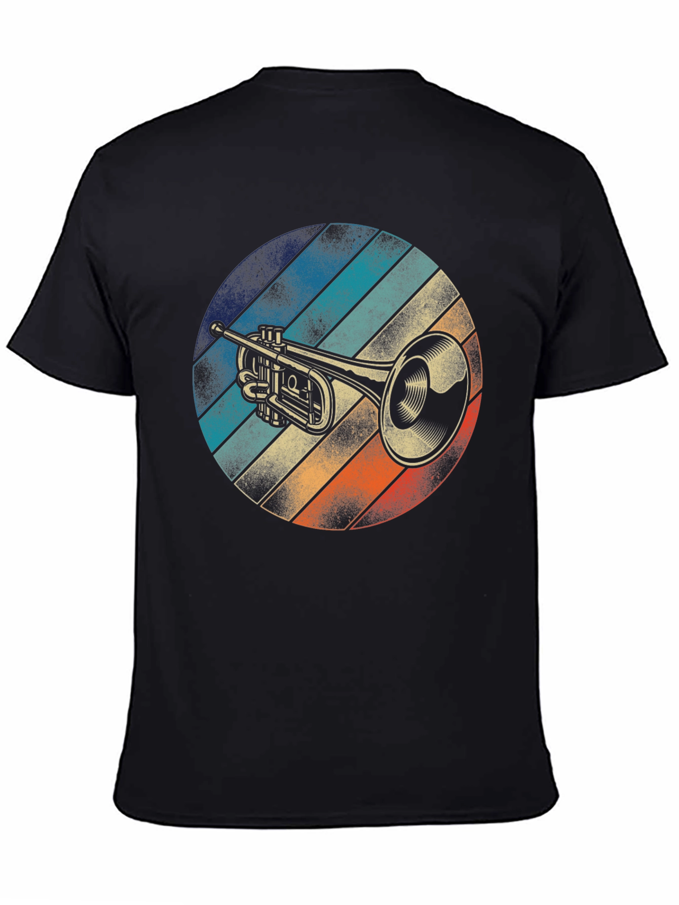 Retro Trumpet T-Shirt - Cool Musical Instrument Tee