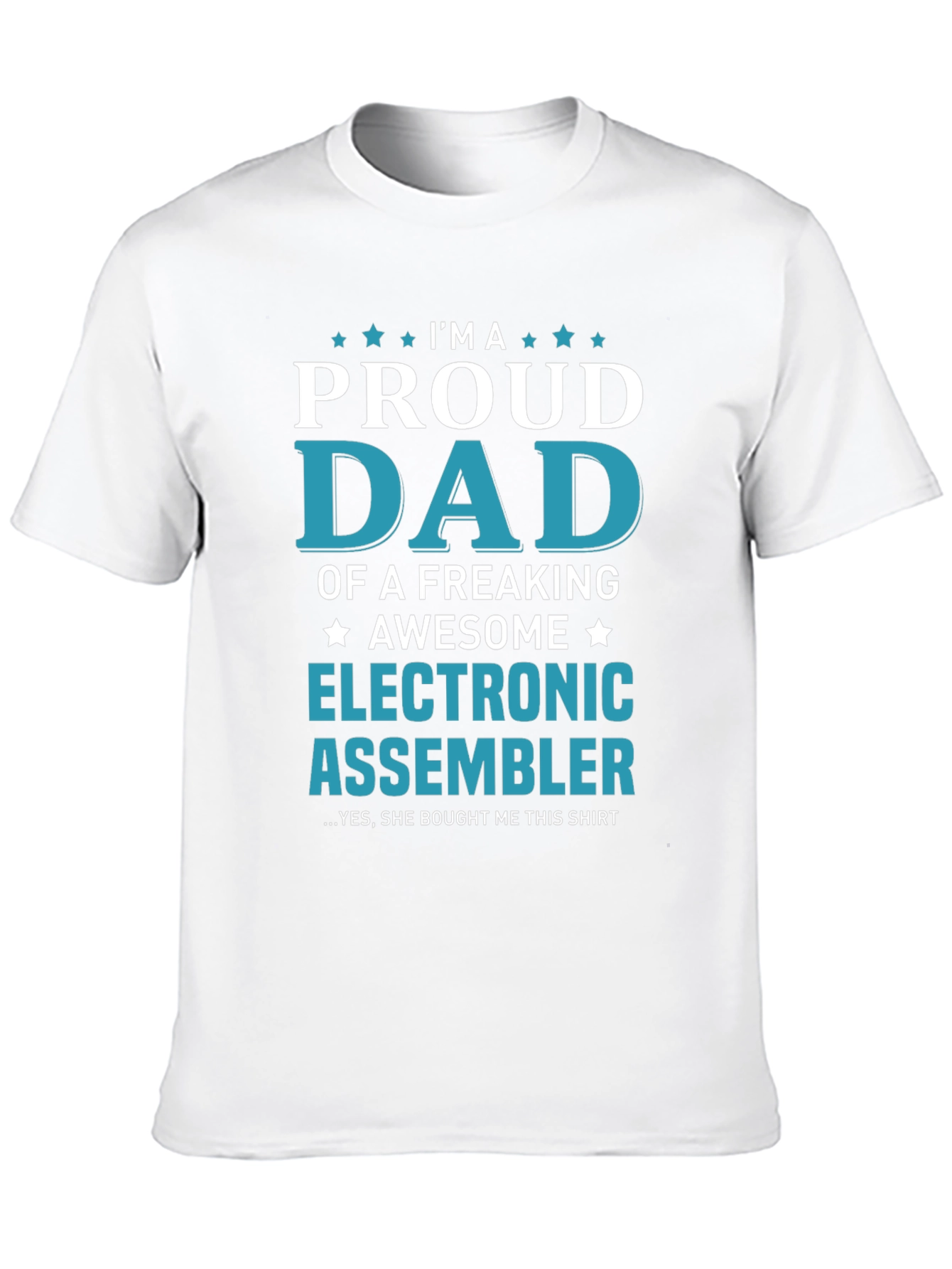 Proud Dad Electronic Assembler T-Shirt