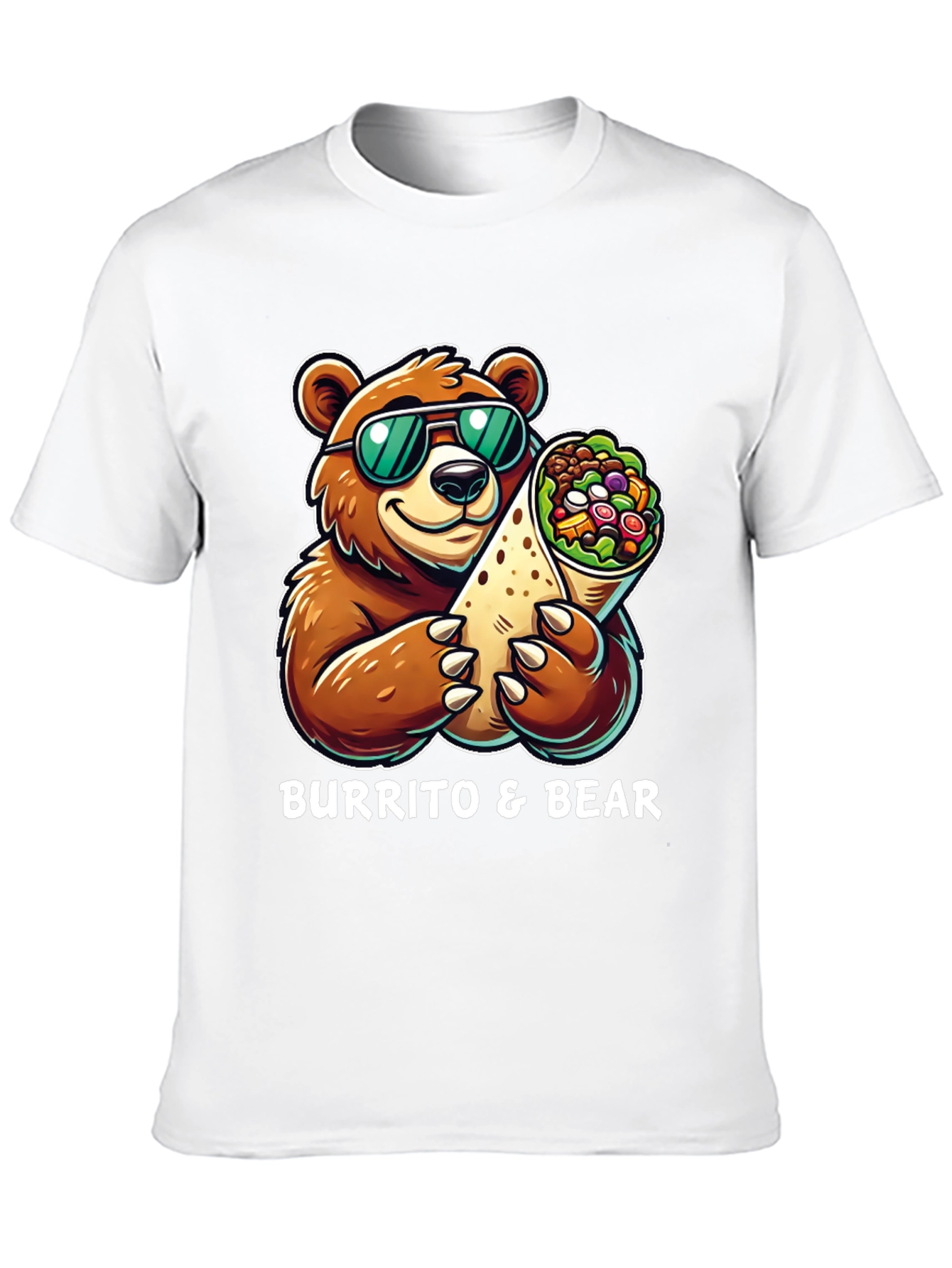 Burrito & Bear Graphic T-Shirt