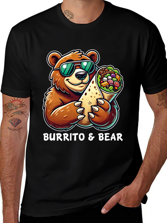 Burrito & Bear Graphic T-Shirt
