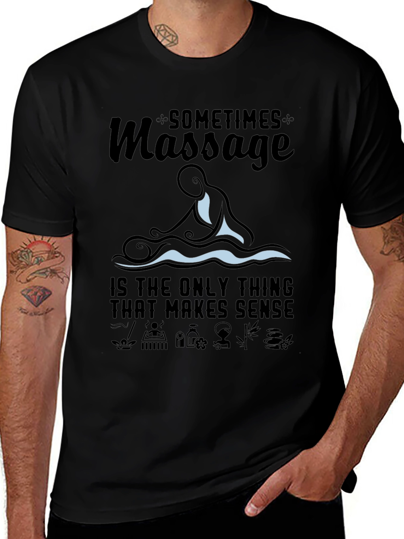Massage Therapy T-Shirt: Relaxing Spa Gift