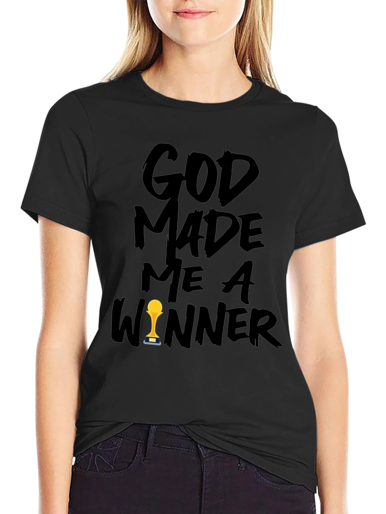God Made Me A Winner Graphic Tee