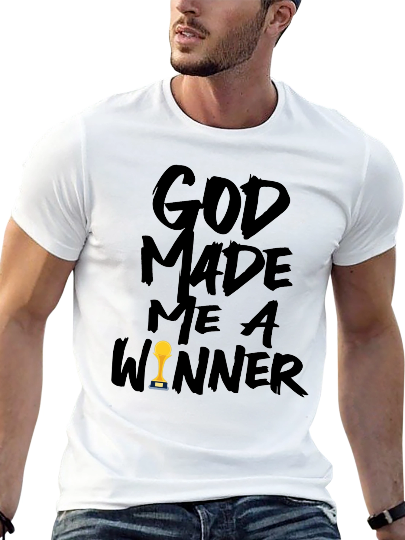 God Made Me A Winner Graphic Tee