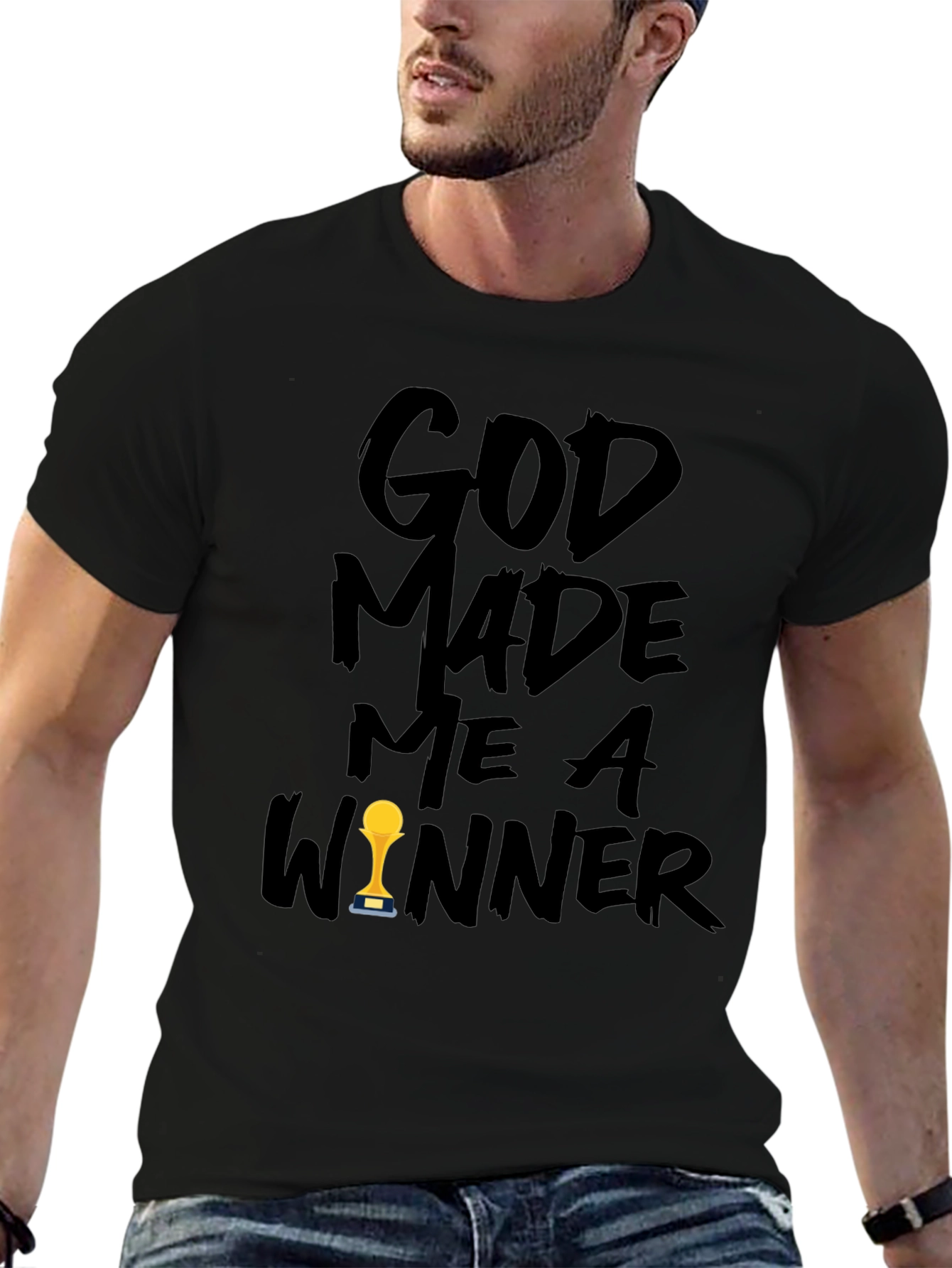 God Made Me A Winner Graphic Tee