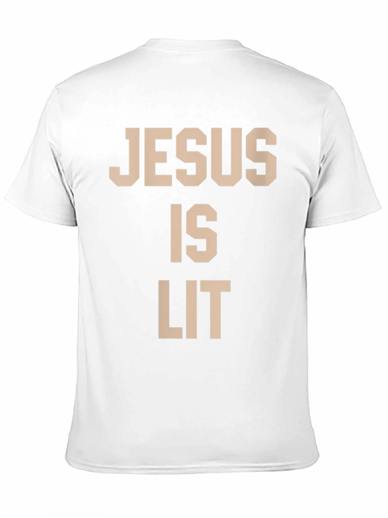 Jesus is Lit Funny Graphic T-Shirt
