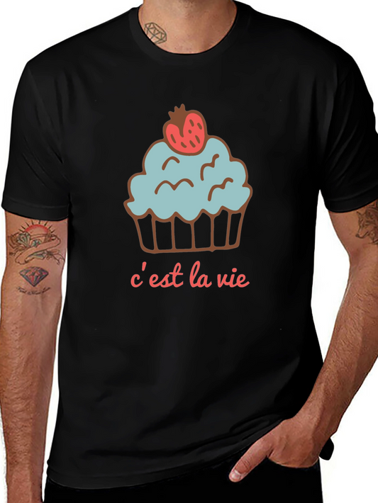 Cest La Vie Cupcake Graphic Tee