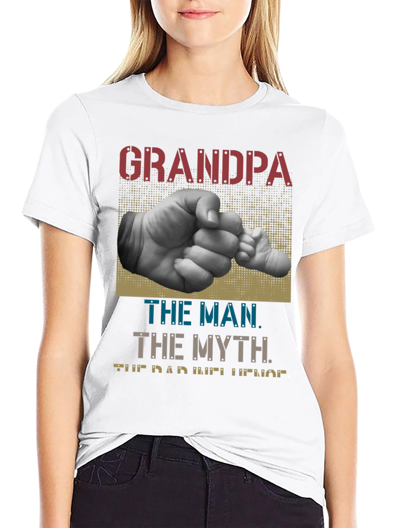 Grandpa The Man The Myth The Dad Legend T-Shirt
