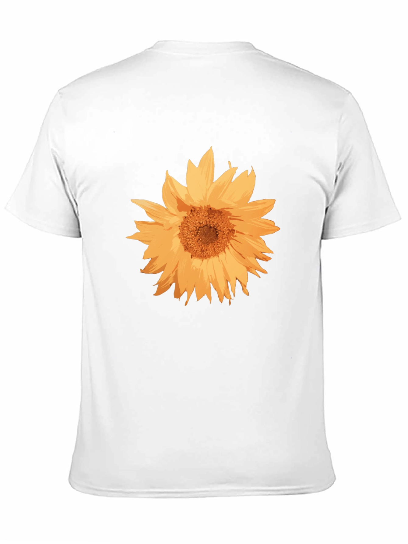 Sunflower Graphic Tee - Casual Black T-Shirt