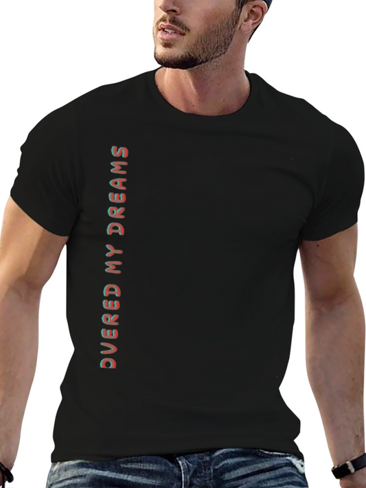 Dream-Themed Black Graphic Tee
