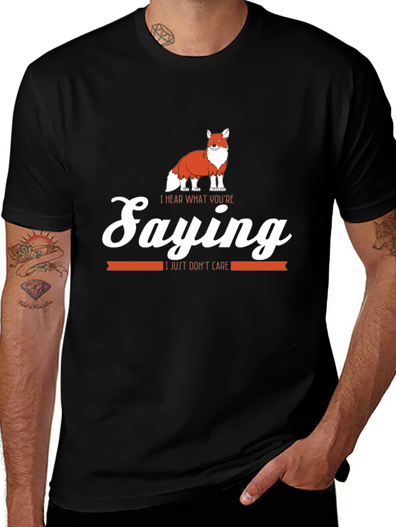 I Hear What Youre Saying Fox Tee