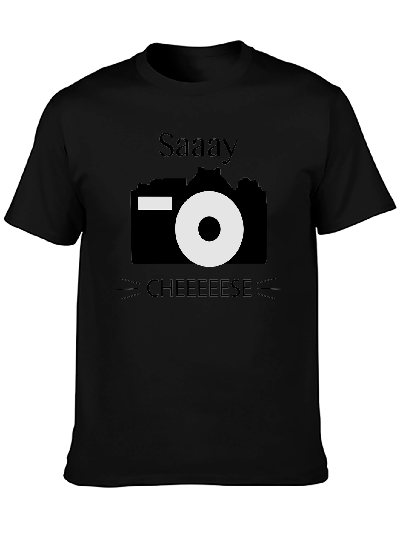 Say Cheese T-Shirt - Camera Graphic Tee