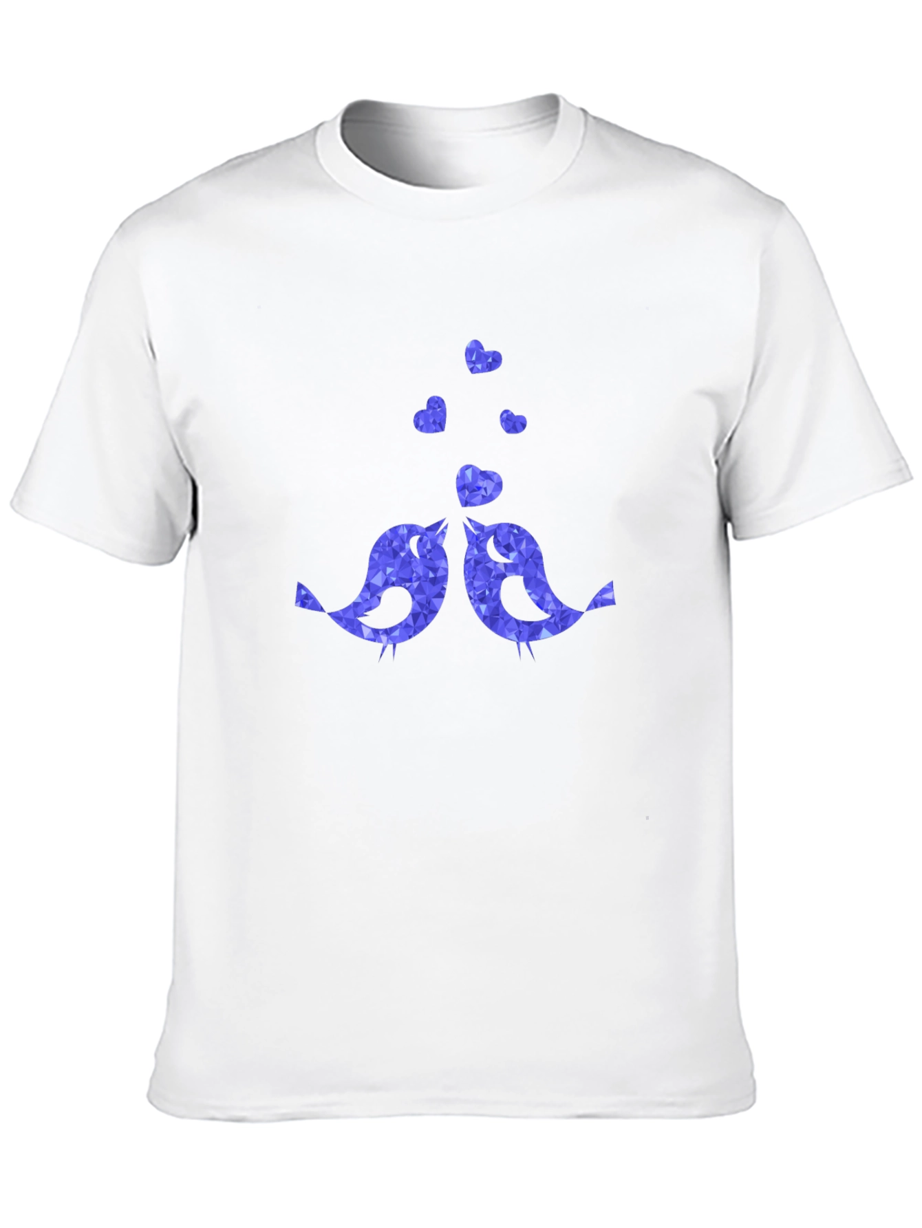Lovebird Heart Tee - Modern Graphic T-Shirt
